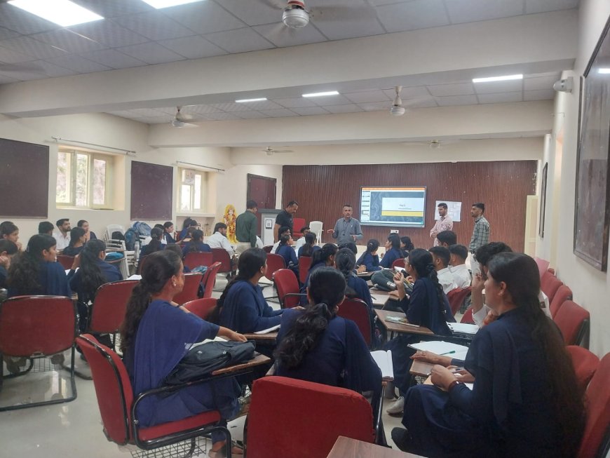 डी.एल.एड. प्रशिक्षुओं ने शिक्षण अभ्यास से पूर्व सीखे आधुनिक शिक्षण के गुर