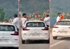 हिमाचल में पर्यटकों ने चलती कार से बाहर लटक कर पी बीयर, खुले में ही फेंक दिया कैन