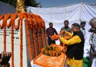 शहीदी दिवस के रूप में मनाई पूर्व प्रधानमंत्री राजीव गांधी की पुण्यतिथि,  कैबिनेट मंत्रियों सहित गणमान्य अतिथियों ने पुष्पांजलि की अर्पित