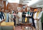 राज्यपाल से मिला भाजपा प्रतिनिधिमंडल, डॉ. राजीव बिंदल और जयराम ठाकुर के नेतृत्व में सौंपा ज्ञापन