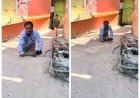 घुटनों के बाल 4 किलोमीटर मतदान करने पहुंचे दुलाराम, भीषण गर्मी के बीच बिना किसी सहारे के पहुंचे मतदान केंद्र