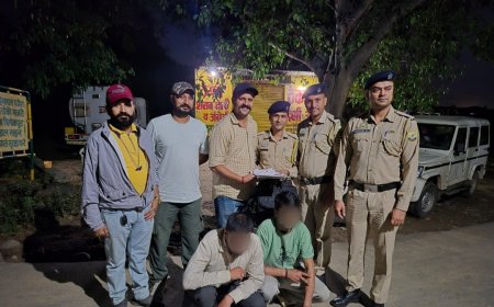 सिरमौर में नशा तस्करी पर बड़ी कार्रवाई: 20.14 ग्राम हेरोइन के साथ दो युवक गिरफ्तार