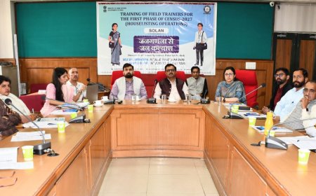 जनगणना-2027 के लिए फील्ड ट्रेनर का तीन दिवसीय प्रशिक्षण कार्यक्रम आरंभ