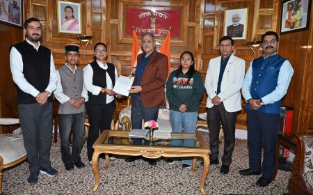 ABVP ने राज्यपाल को सौंपा ज्ञापन — नशा, शिक्षा सुधार व कानून-व्यवस्था पर की कड़ी कार्रवाई की मांग