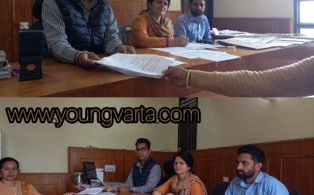 संगड़ाह में बीडीसी चुनाव के लिए नामांकन प्रक्रिया तेज, विभिन्न वार्डों से प्रत्याशियों ने भरे पर्चे