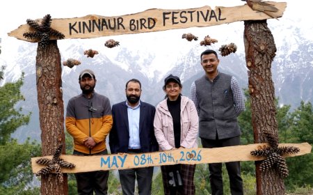 तीन दिवसीय किन्नौर बर्ड फेस्टिवल का कल्पा कंडे के गोलि में शुभारंभ