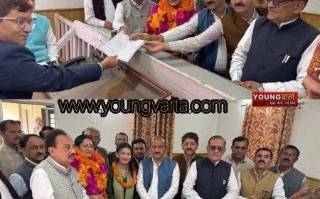 सत्ता का सुरूर : मंत्री के लिए मायने नहीं रखते निर्वाचन आयोग के नियम, कांग्रेस समर्थित प्रत्याशी ने दलबल के साथ भरा नॉमिनेशन