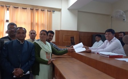 वार्ड नंबर 01 नोहरा से एक और वार्ड नंबर 02 के लिए तीन नामांकन हुए दाखिल