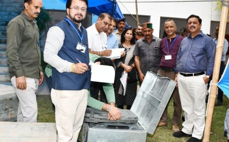 शहरी निकायों के लिए ई.वी.एम. स्थानांतरित