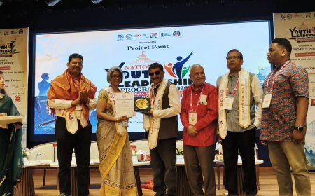 दिल्ली में  यशपाल कपूर को श्रीलंका की राजदूत के हाथों मिला नेशनल यूथ लीडरशिप अवार्ड