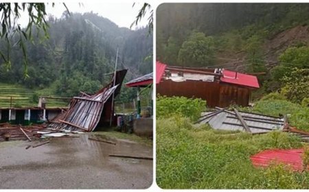 हिमाचल में आंधी-तूफान ने मचाई तबाही, 2 लोगों की मौत, घरों की छतें उड़ीं