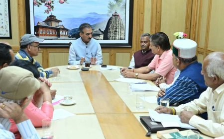 मुख्यमंत्री से हिमाचल प्रदेश पेंशनर्स संयुक्त संघर्ष समिति के प्रतिनिधिमंडल ने भेंट की