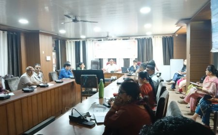 ज़िला स्तरीय मासिक मूल्यांकन बैठक का आयोजन