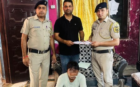 पांवटा साहिब में 11.01 ग्राम चिट्टे के साथ एक युवक गिरफ्तार