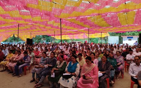 भोरंज में एआरओ, पीठासीन और मतदान अधिकारियों को करवाया पूर्वाभ्यास