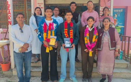 चियोग स्कूल के तीन विद्यार्थियों का खेल छात्रावास के लिए हुआ चयन