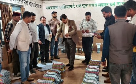 जिला निर्वाचन अधिकारी ने ठियोग में जाँची चुनावी तैयारियां 