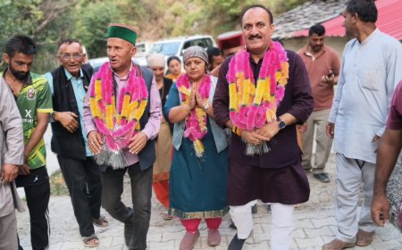 शिलाई में भाजपा प्रत्याशी सुनीता पोजता के समर्थन में उतरे बलदेव तोमर