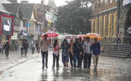 बारिश से बदला शिमला का मौसम, गर्मी से मिली बड़ी राहत