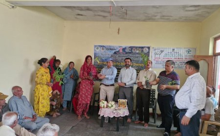 घड़ासर गांव में मनाया गया अंतरराष्ट्रीय जैव विविधता दिवस 