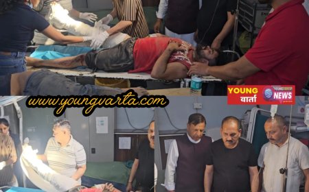 भाजपा अध्यक्ष ने अपनी गाडी से अस्पताल पहुंचाएं सड़क हादसे में घायल युवक, टक्कर मारने के बाद मौके से फरार हो गया था वाहन  