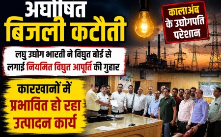 अघोषित बिजली कटौती से कालाअंब के उद्योगपति परेशान , लघु उद्योग भारती ने विद्युत बोर्ड से लगाई नियमित विद्युत आपूर्ति की गुहार