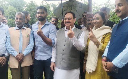 मतदान लोकतंत्र की सबसे बड़ी ताकत, हर नागरिक को इसका प्रयोग करना चाहिए : जे.पी. नड्डा