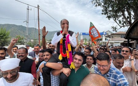 प्रदेश की चार में से तीन नगर निगमों पर भाजपा ने शानदार जीत हासिल कर 'कमल' खिलाया : जयराम ठाकुर