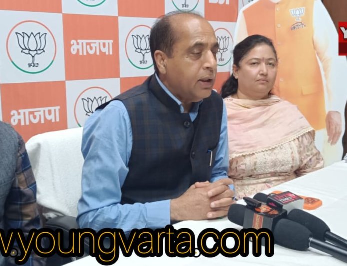 कांग्रेस ने किया जनभावनाओं से खिलवाड़, दोहंदी वार्ड के लोगों के साथ किया 'खेला': जयराम ठाकुर