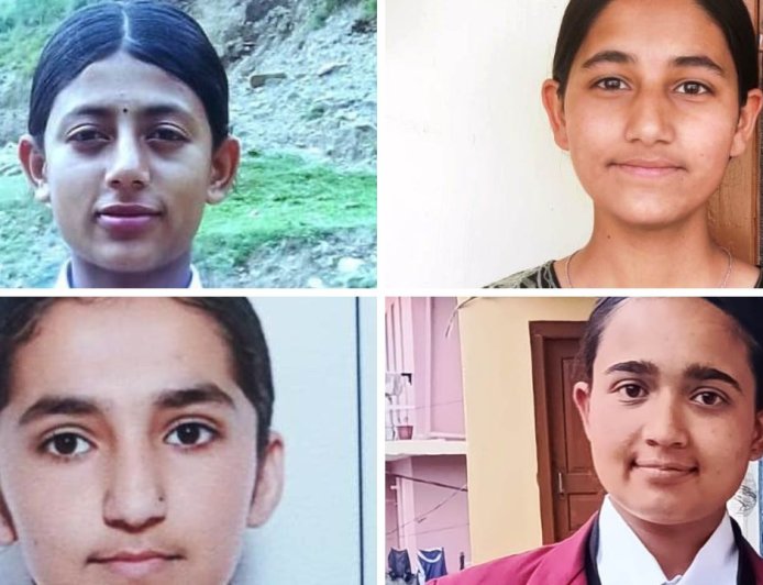 जुग्गर स्कूल में चार छात्राओं ने 95 प्रतिशत अंक लेकर रचा इतिहास