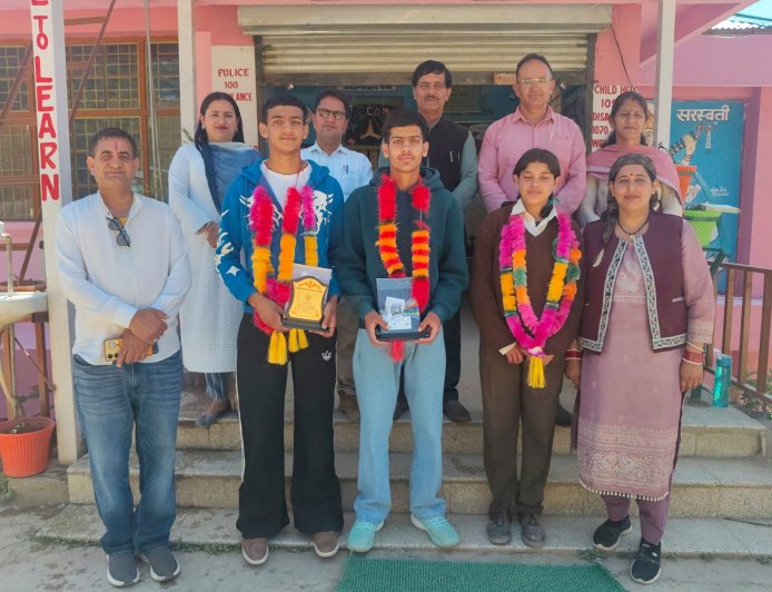 चियोग स्कूल के तीन विद्यार्थियों का खेल छात्रावास के लिए हुआ चयन