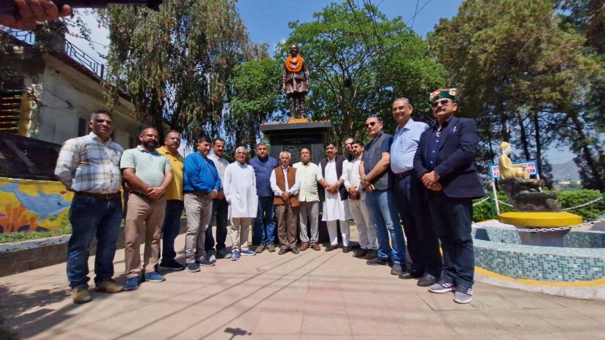हिमाचल प्रदेश के निर्माता डॉ. परमार की पुण्यतिथि पर सिरमौर कल्याण मंच ने दी  श्रद्धांजलि