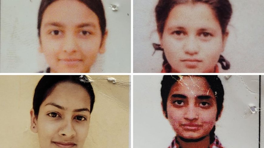 चाहत और कनक ने 90-90 प्रतिशत अंक लेकर किया जुन्गा स्कूल का नाम रोशन