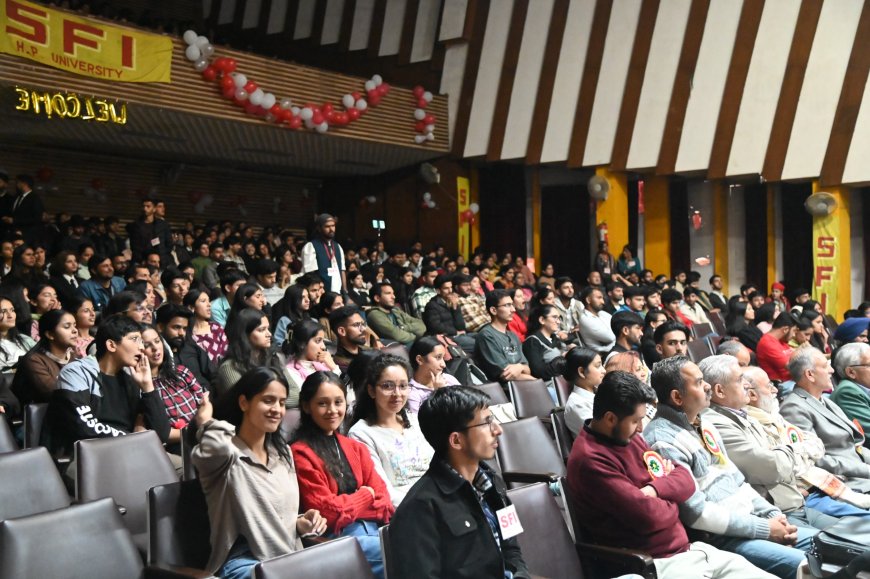 एसएफआई द्वारा आयोजित दो दिवसीय सांस्कृतिक कार्यक्रम का आज समापन