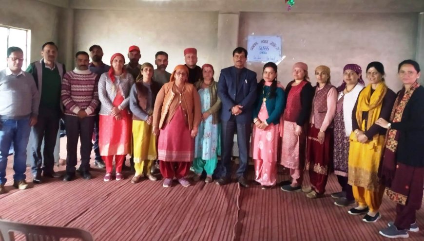 चियोग स्कूल शैक्षणिक सत्र  की प्रथम आम सभा का आयोजन, बैठक में शिक्षा वातावरण को और बेहतरीन बनाने बारे हुई चर्चा    