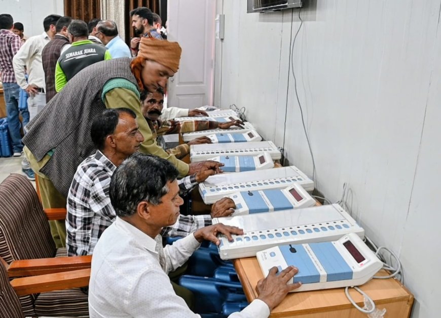 शहरी निकाय चुनाव-2026 के लिए ईवीएम की प्रथम स्तरीय जांच संपन्न
