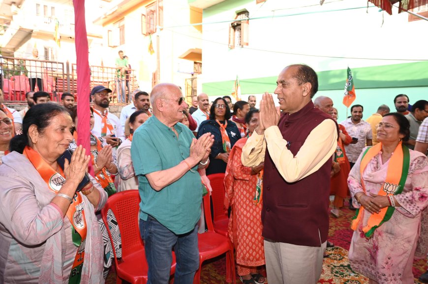 मुख्यमंत्री ने वोट के बदले पार्षदों को दिया 50-50 लाख बजट का लालच , जयराम ठाकुर ने लगाए आचार सहिंता के उलंघन के आरोप
