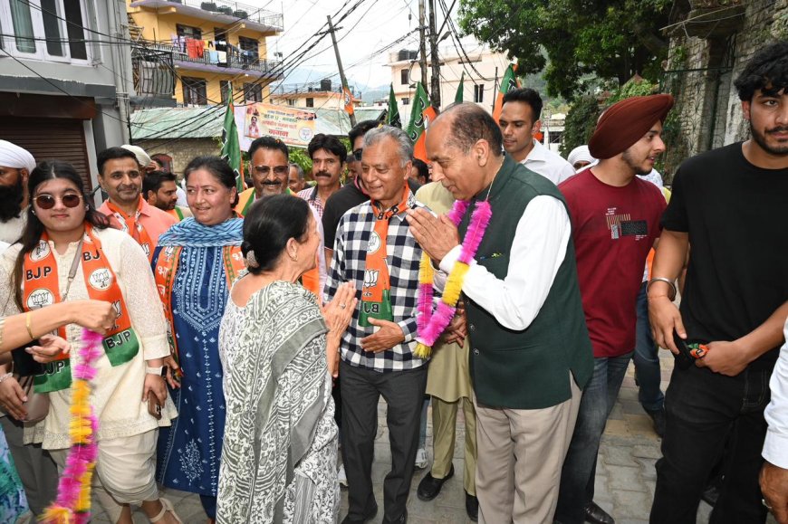 चारों नगर निगमों में खिलेगा कमल, कांग्रेस सरकार के खिलाफ है जनता में आक्रोश : जयराम ठाकुर