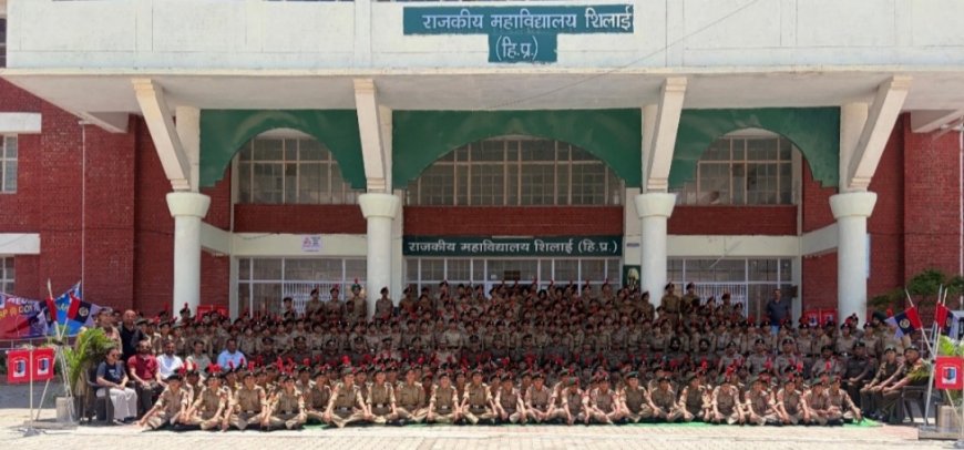 शिलाई : एनसीसी एटीसी-219 शिविर का शुभारम्भ, 456 कैडेट्स लेंगे प्रशिक्षण
