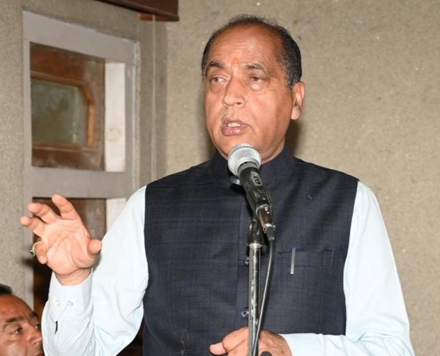 सफ़ेद झूठ है मुख्यमंत्री की दस गारंटियां पूरी करने का दावा: जयराम ठाकुर