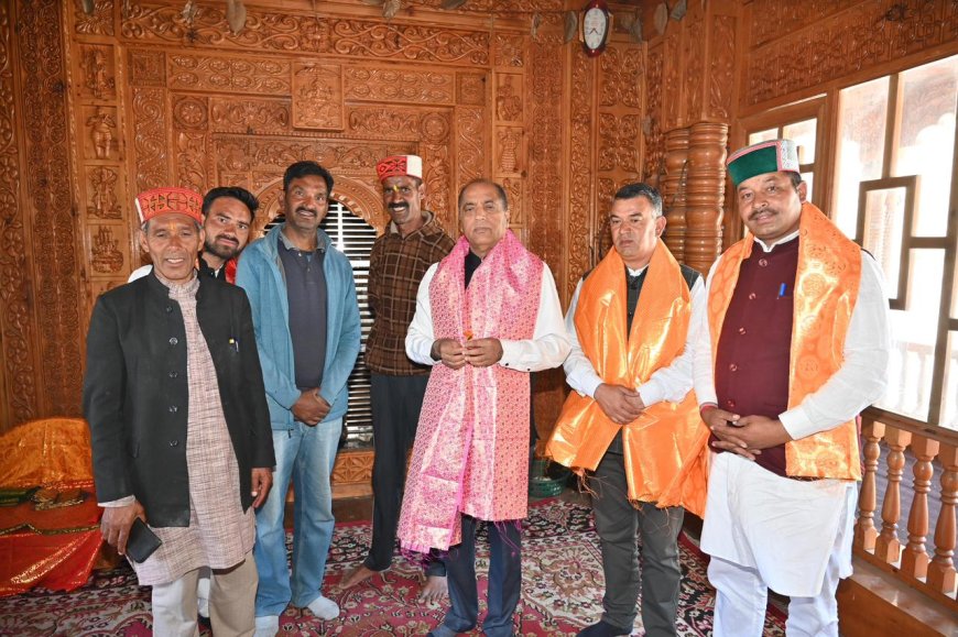 सराज में पूर्व मुख्यमंत्री एवं नेता प्रतिपक्ष का तूफानी चुनाव प्रचार, कांग्रेस सरकार पर साधा निशाना