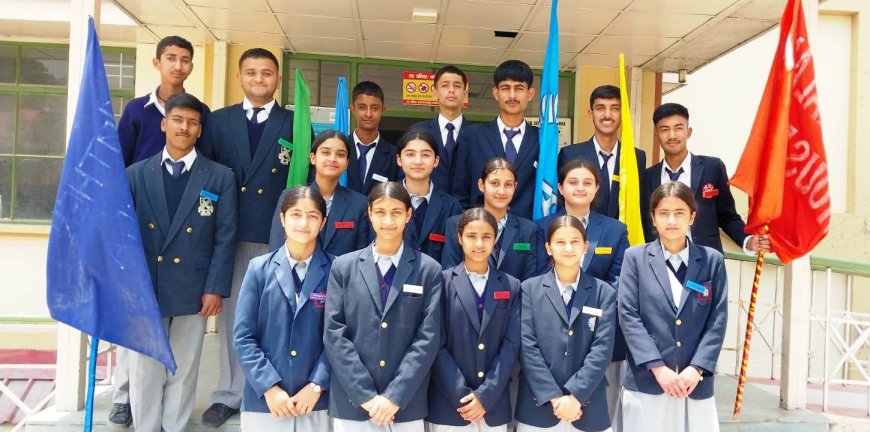 जुन्गा स्कूल में  नवनिर्वाचित एससीए सम्मान में  अलंकरण समारोह आयोजित