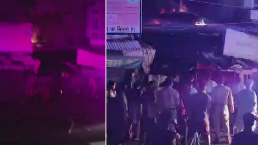 कांगड़ा में धू-धू जली दुकान, सिविल अस्पताल के सामने लपटें देख मची अफरा-तफरी