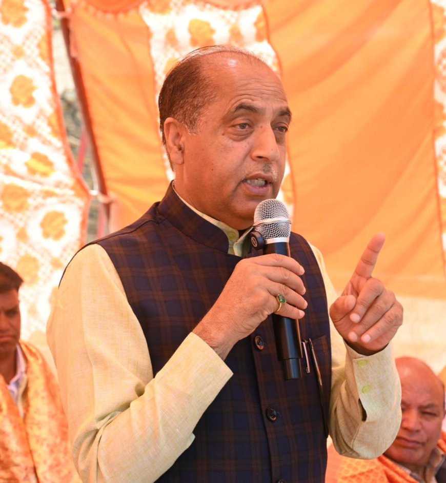 साढ़े तीन साल में हिमाचल को गर्त में ले गई सुक्खू सरकार, झूठी गारंटियों और टैक्स के बोझ से जनता त्रस्त : जयराम ठाकुर