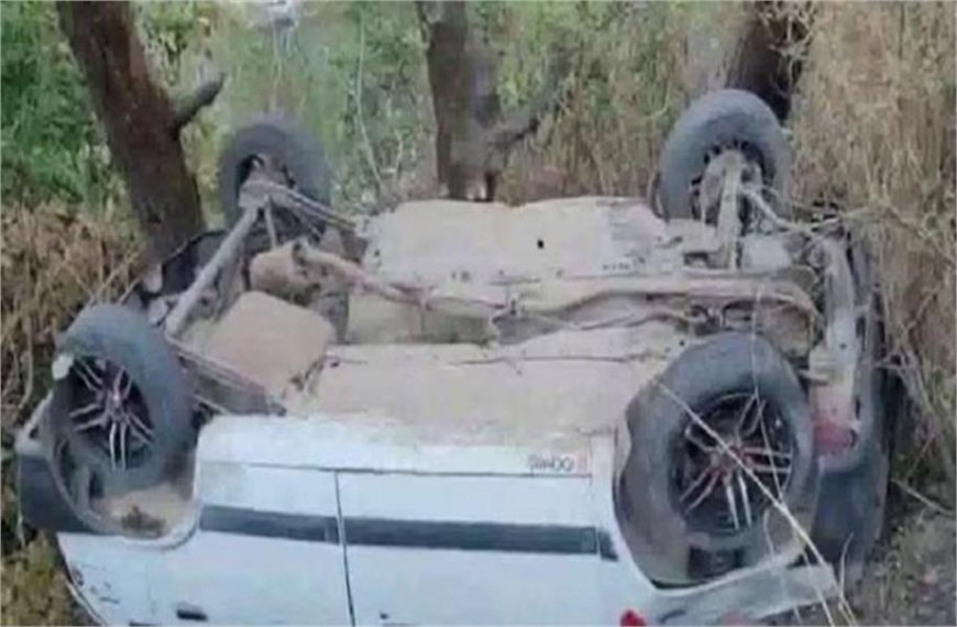 गहरी खाई में गिरी तेज रफ्तार कार, एक की मौत