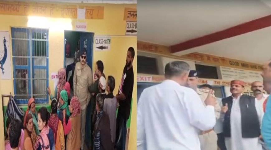 मंगलौर में कुछ देर रुका रहा मतदान, बनालग में विधायक और भाजपा समर्थित प्रत्याशी के पति भिड़े