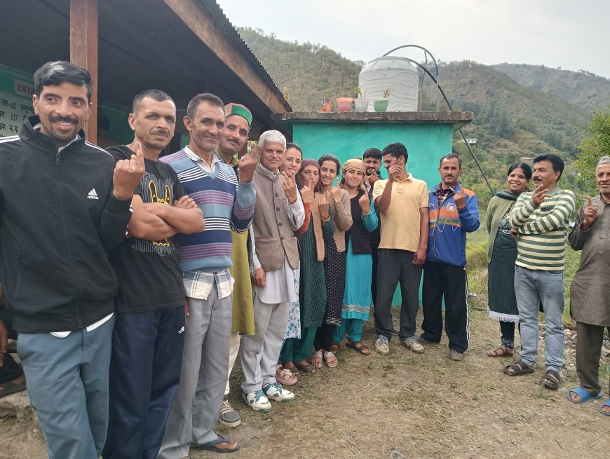 मशोबरा ब्लॉक की 10 पंचायतों में हुआ 83 प्रतिशत मतदान