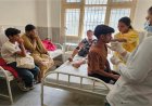 सेरला खाबू में नाले में बस लुढ़की, 15 यात्री घायल