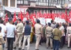 सचिवालय के बाहर आंगनवाड़ी वर्कर्स-हेल्पर्स का प्रदर्शन, 11 जुलाई को मनाया जाएगा काला दिवस