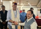 शिमला के पर्यटन विकास एवं होटल उद्योग से जुड़े विषयों पर होटल व्यवसायी संजय ठाकुर से की विस्तृत चर्चा